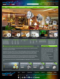 金曼斯光電（Kamsled）官方網站設計 以光為媒，照亮品牌未來